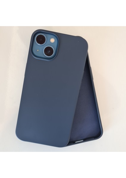 iPhone 13 Uyumlu Lansman İçi Kadife Esnek Soft Silikon Kılıf