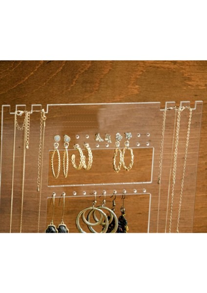 Pleksi Kolye Küpe Organizeri, çok Şık Takı Standı, kolye Standı, teşir Standı, hal Hal Organizeri
