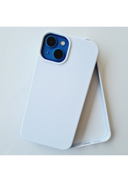 iPhone 13 Uyumlu Lansman İçi Kadife Esnek Soft Silikon Kılıf