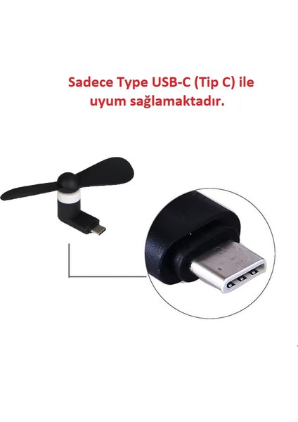 Usb-C Fan Mini Soğutucu Type-C Telefon Tablet Powerbank Için Pervane USB Vantilatör fiyatları