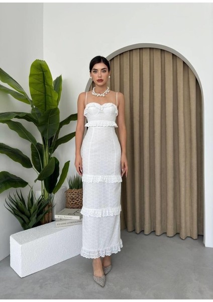 Lere Ip Askılı Elbise