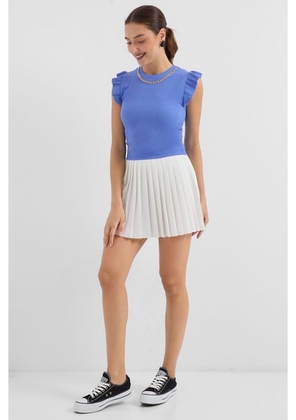 AYDOGANTICARET44 0430 Örme Bluz - B.mavi modelleri