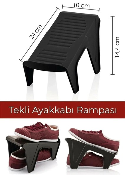 5'li Tekli Ayakkabı Düzenleyici Rampa