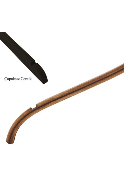 Ceviz Renk Ahşap Askı Seti, Gömlek ve Pantolon Için 6'lı Paket fiyatları