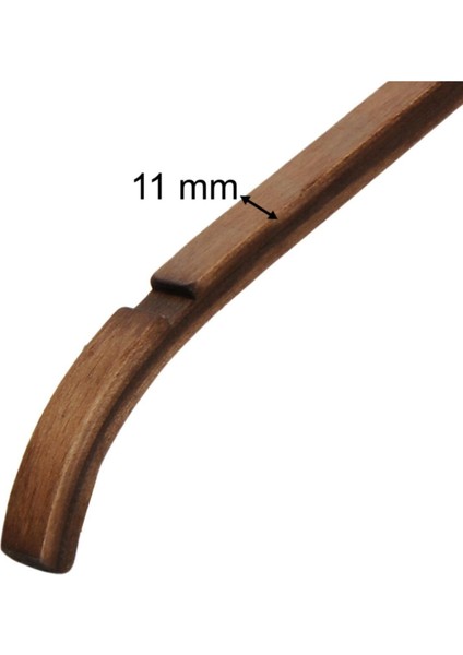 Ceviz Renk Ahşap Askı Seti, Gömlek ve Pantolon Için 6'lı Paket modelleri