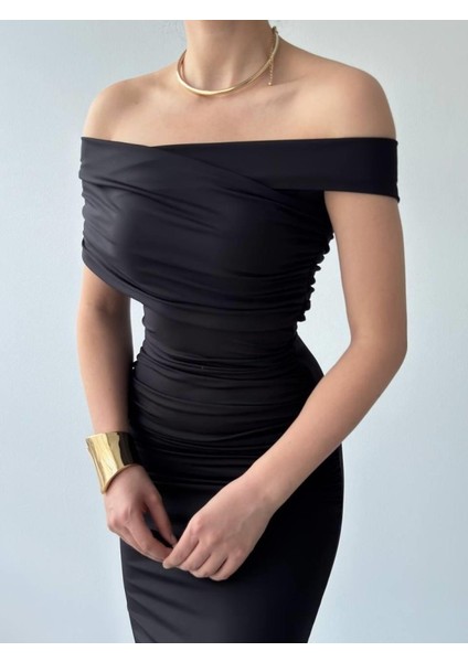 Dron Straplez Elbise