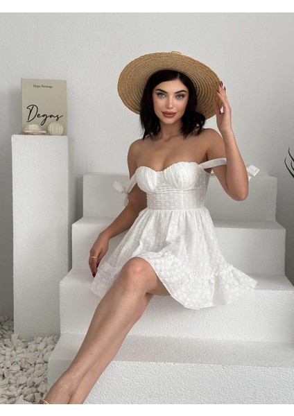 AYDOGANTICARET44 Monika Omuz Bağlamalı Elbise indirimleri