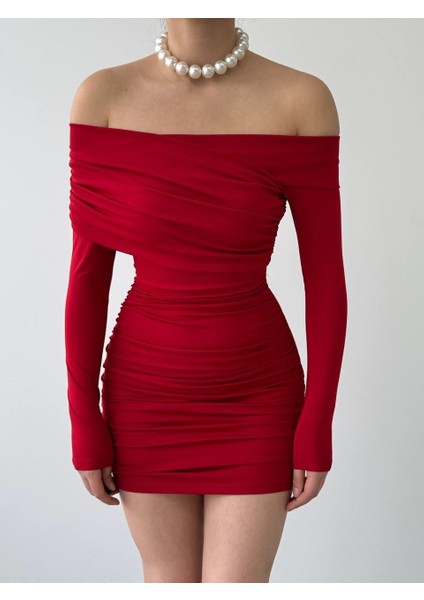 AYDOGANTICARET44 Tefs Straplez Elbise