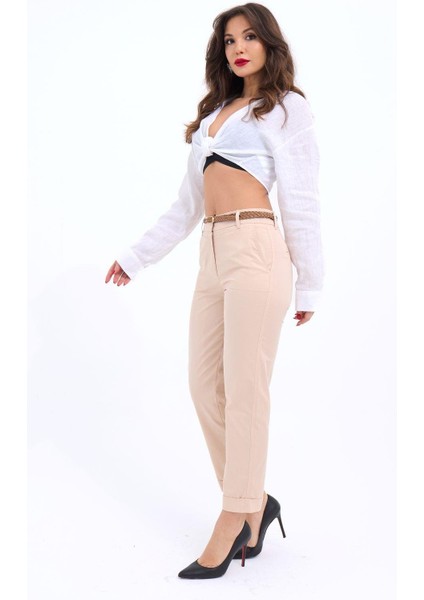 AYDOGANTICARET44 7116 Pantolon-Bej