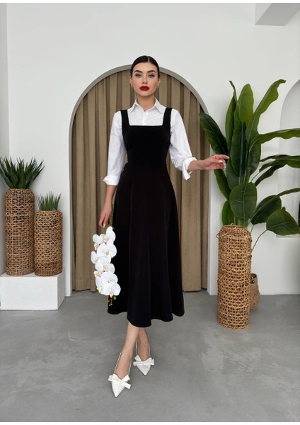 Neapolitan Askılı Elbise