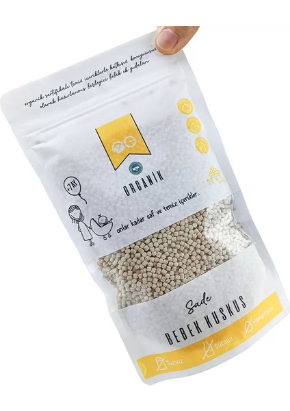 Og Natural Organik Sade Bebek Kuskus 250 gr fiyatları