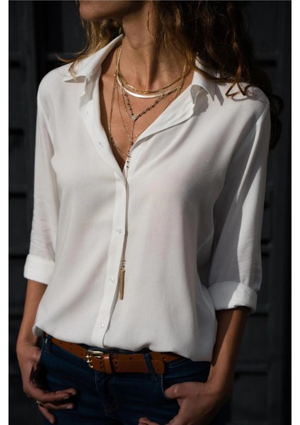 AYDOGANTICARET44 Dokuma Viskon Kumaş Efsane Gömlek