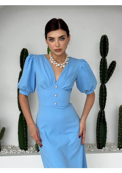 AYDOGANTICARET44 Linda Midi Elbise