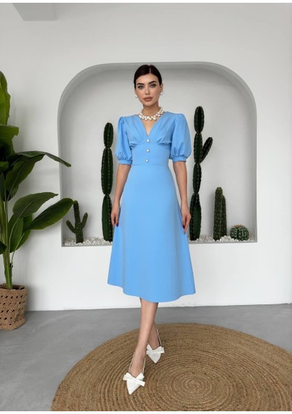 AYDOGANTICARET44 Linda Midi Elbise