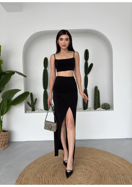 AYDOGANTICARET44 Lole Kruvaze Etekli Askılı Takım