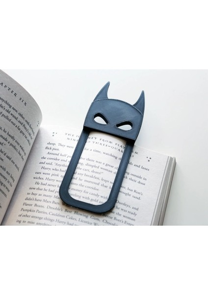 Batman Kitap Ayracı Siyah 3 Adet – Süper Kahraman Tarzında Kitap Düzenleyici