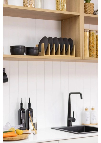 Açık Kahverengi Bambu Tabak Düzenleyici, Dolap Içi Organizatör modelleri