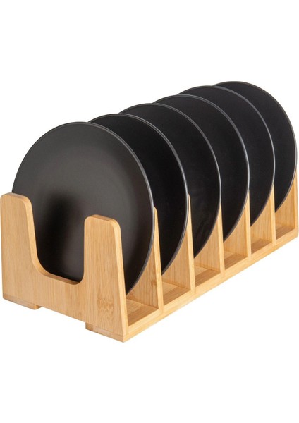 Açık Kahverengi Bambu Tabak Düzenleyici, Dolap Içi Organizatör indirimleri