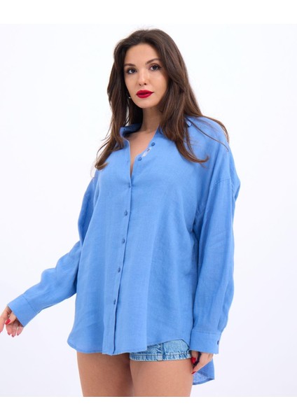 AYDOGANTICARET44 6758 Gömlek-Mavi fiyatları