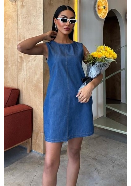 Sırt Bağcıklı Tensel Elbise 2880 indirimleri