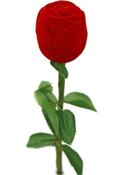 Kırmızı Gül Şeklinde Yüzük Kutusu modelleri