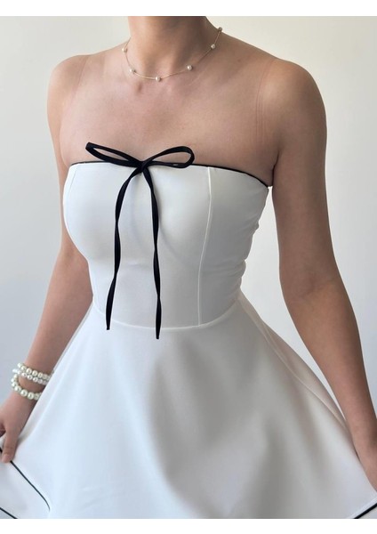 Yuna Straplez Elbise