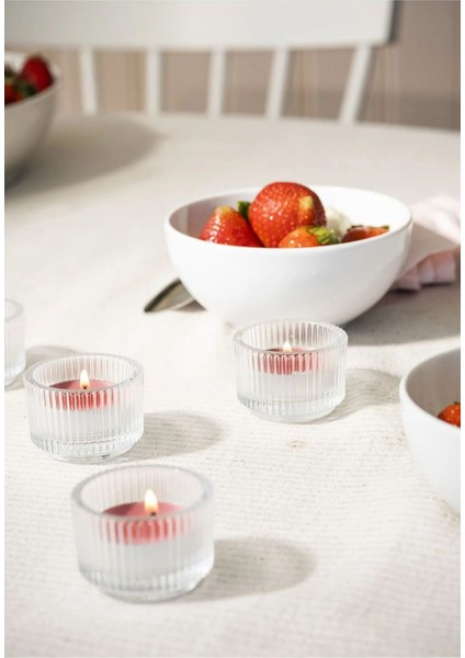 Blodbok Tealight Mum, Parlak Pembe, 3.5 Saat Çilek Kokulu 30'lu fiyatları