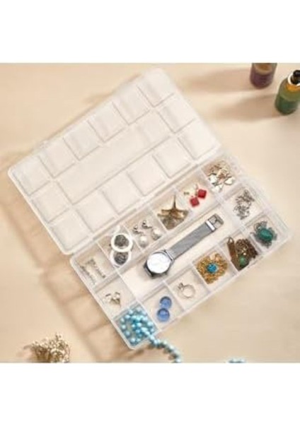 15 Bölmeli Ayarlanabilir Takı Organizeri, Kolye, Küpe, Bileklik Düzenleyici fiyatları