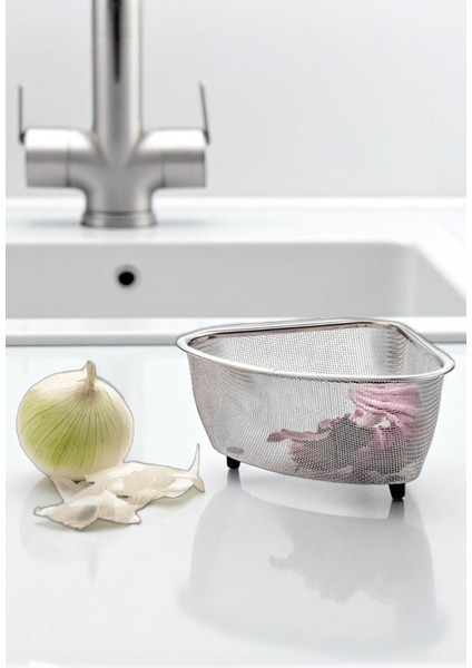 Lavabo Süzgeci -Lavabo Çöplüğü - Lavabo Içi Çöp Süzgeci 304 Paslanmaz Çelik 721845