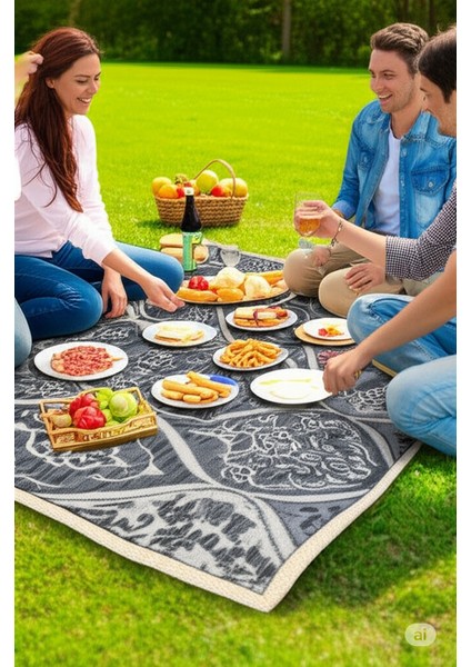 Halı Örtüsü Bej 6m²