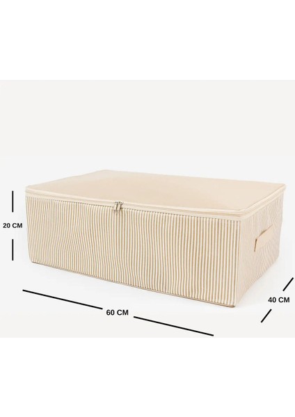 Büyük Boy Baza Altı Bavul Için Düzenleyici Organizer, Saklama Hurç 60X40X20, 4'lü fırsatları