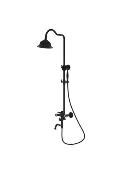 TP1480B Topkapı Tepe Duş Sistemi -Siyah Antik
