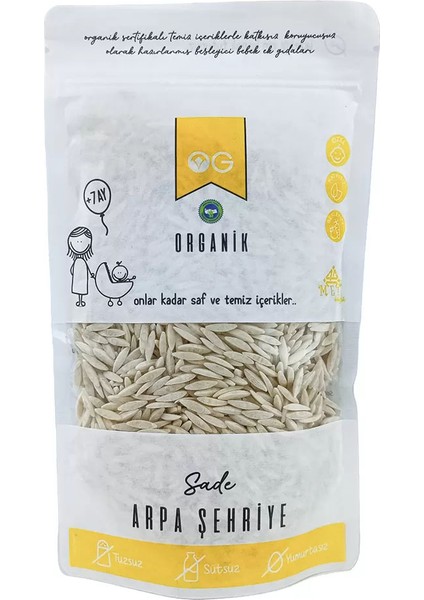 Og Natural Organik Sade Arpa Şehriye 250 gr