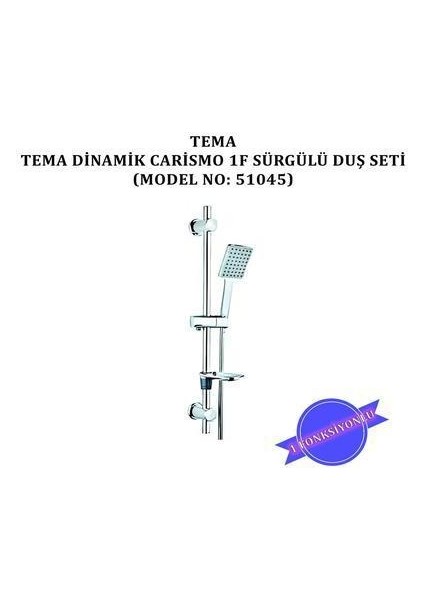 Dinamic Carismo Sürgülü Duş Seti (Model No: 51045)