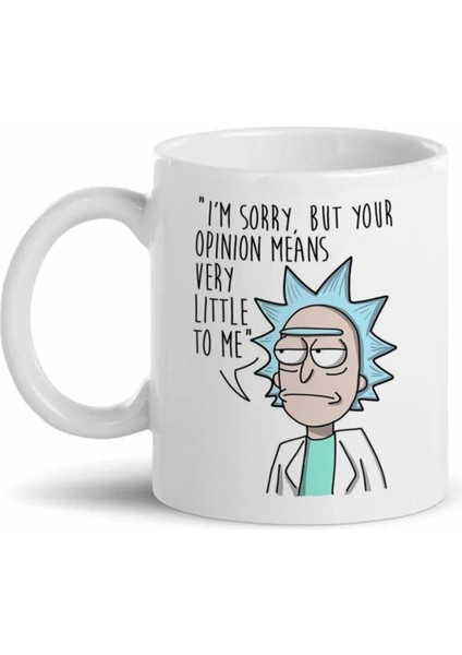 Rick And Morty Baskılı Kupa Bardak D04
