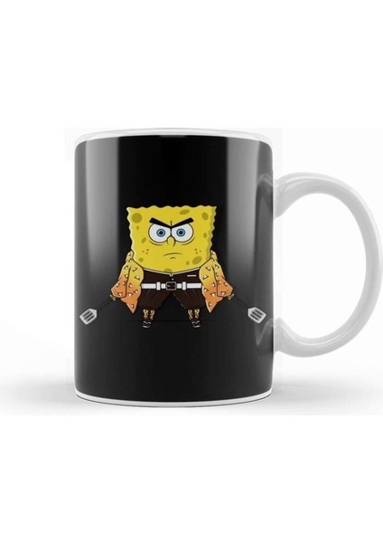 Süngerbob Spongebob Zenitsu Kupa Bardak Porselen