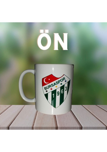 Bursaspor Logo Baskılı Porselen Kupa