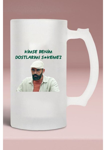 Buzlu Cam Bira Bardağı - Kimse Benim Dostlarımı S*kemez