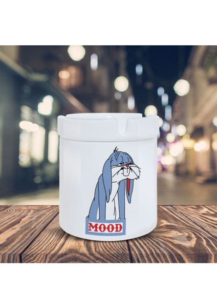 Mood Küllük Yorgun Bugs Bunny Baskılı Kül Tablası K-155