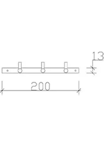 74303 Prima 3'lü Krom Askılık modelleri