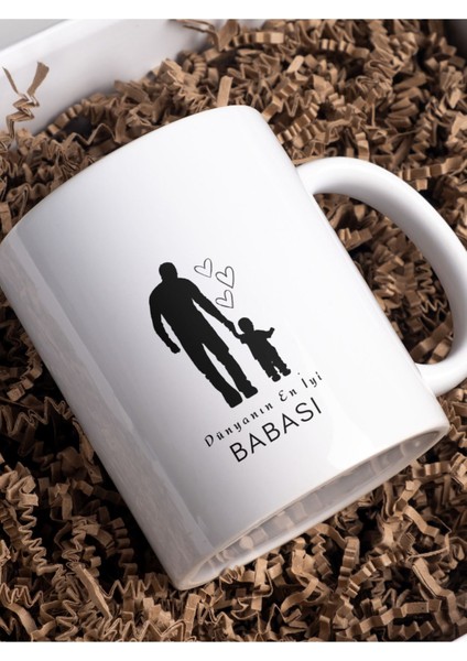 Kupa Bardak, Babalar Günü Tasarım, Porselen Kupa, Hediyelik Kupa, Baskılı Kupa Desenli Kupa Bardak