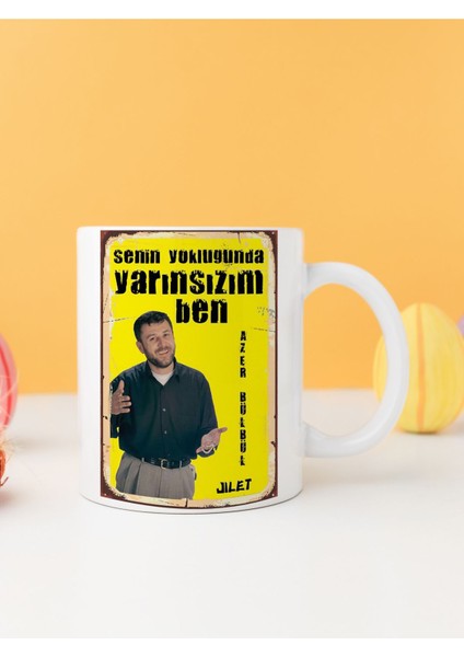 Yarınsızım Ben Baskılı Kupa Bardak