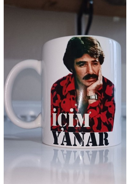 Ferdi Tayfur Şarkı Sözlü Beyaz Kupa Bardak fırsatları