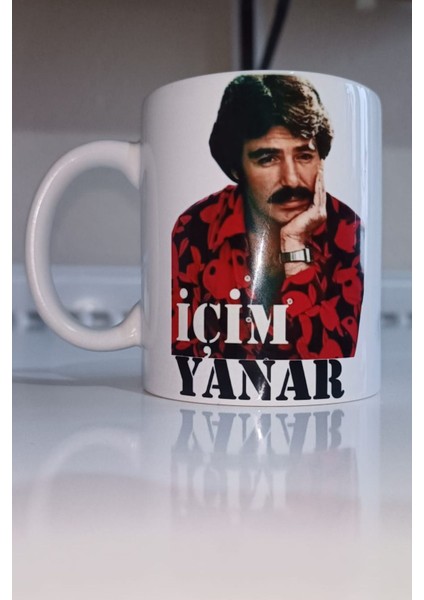 Ferdi Tayfur Şarkı Sözlü Beyaz Kupa Bardak indirimleri