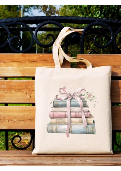 Y2K Bows Coquette Pinterest Kurdeleler Retro Unisex Bez Çanta Tote Bag fiyatları