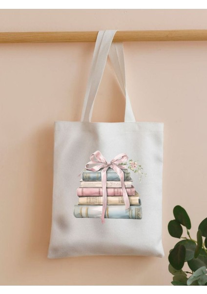 Y2K Bows Coquette Pinterest Kurdeleler Retro Unisex Bez Çanta Tote Bag modelleri