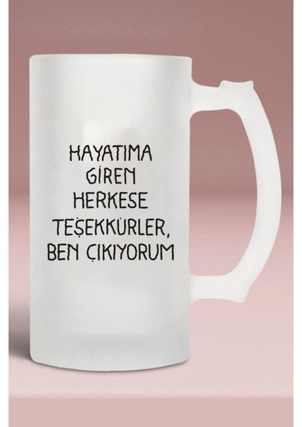 Buzlu Cam Bira Bardağı - Hayatıma Giren Herkese