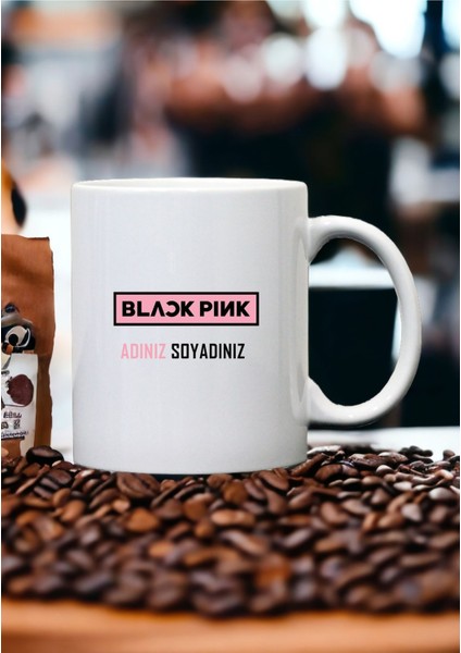 Black Pink Kişiye Özel Isimli Kupa Bardak fiyatları