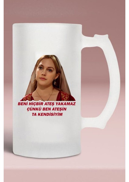 Buzlu Cam Bira Bardağı - Beni Hiçbir Ateş Yakamaz