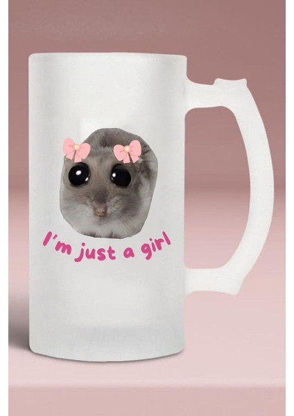 Buzlu Cam Bardağı - Hamster Just A Girl